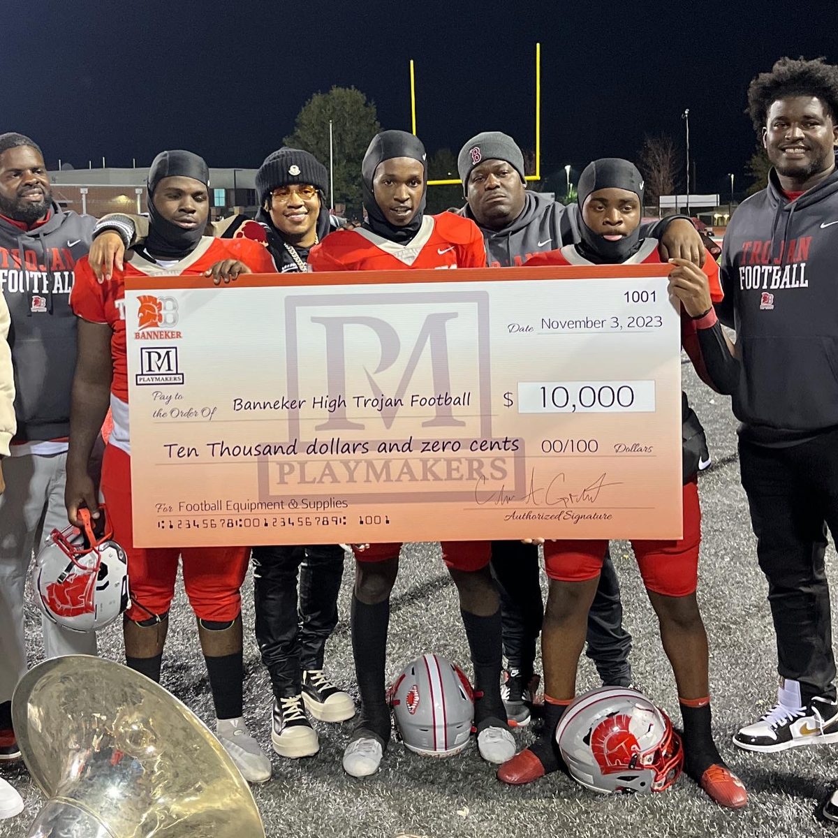 Turbo donating $10,000 to Banneker High Trojan Football